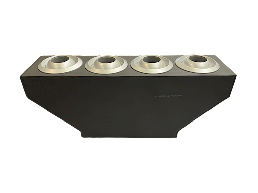 Hisense Toevoerplenums Toevoerplenum AUD250 incl. 4 jets grijs 4 x 325 mm 8-serie